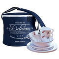 Marine Business Melamine Tableware &amp; Basket - REGATA - Set of 16