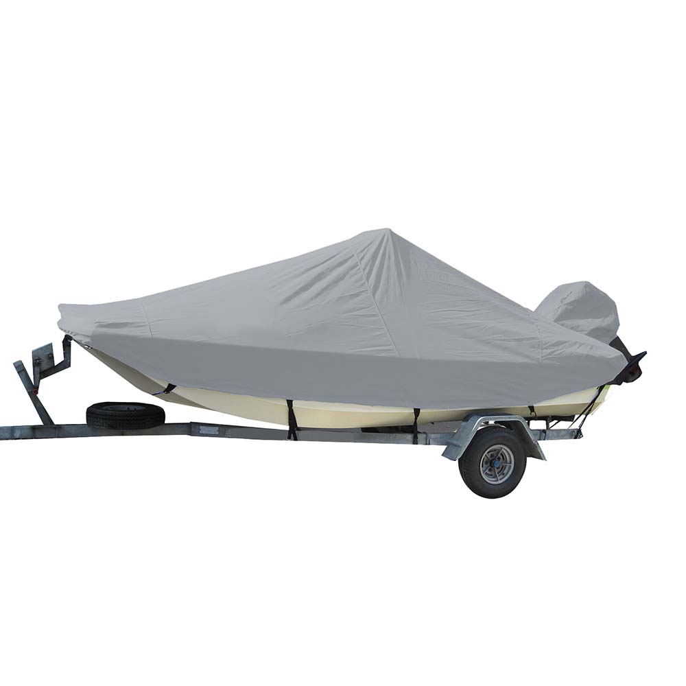 Carver Sun-DURA&reg; Styled-to-Fit Boat Cover f/19.5' Bay Style Center Console Fishing Boats - Grey