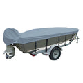 Carver Sun-DURA&reg; Extra Wide Series Styled-to-Fit Boat Cover f/23.5' V-Hull Fishing Boats - Grey