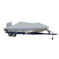 Carver Sun-DURA&reg; Extra Wide Series Styled-to-Fit Boat Cover f/20.5' Aluminum Modified V Jon Boats - Grey