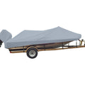 Carver Sun-DURA&reg; Styled-to-Fit Boat Cover f/16.5' Wide Style Bass Boats - Grey
