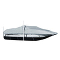 Carver Sun-DURA&reg; Styled-to-Fit Boat Cover f/21.5' Sterndrive Deck Boats w/Walk-Thru Windshield - Grey