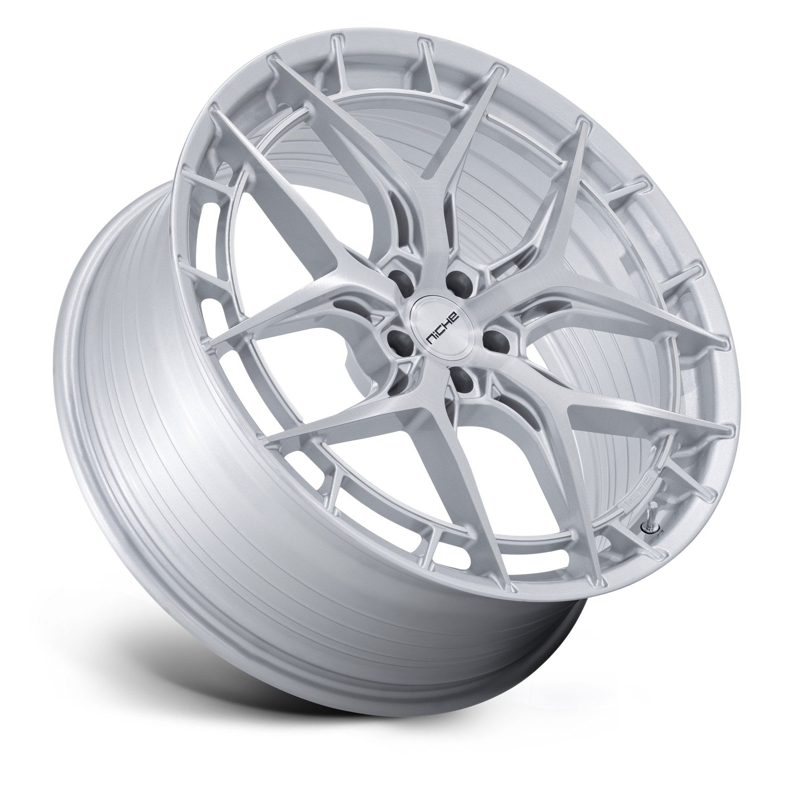 Niche 1PC RIVIERA 20X9.5 5X120 72 +22 G-SLV-BRSH