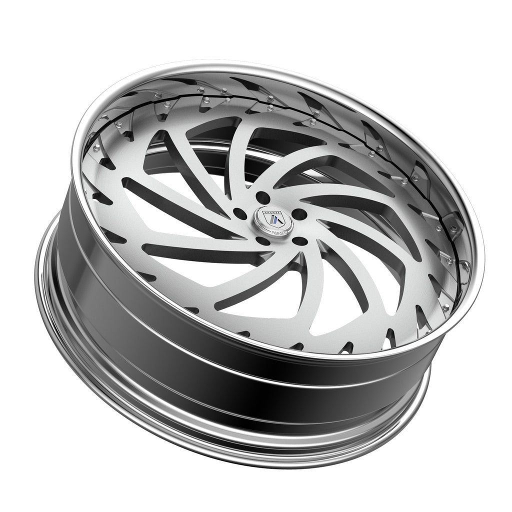 Asanti Forged FS22 2PC 26X9 5X127 +5 BRUSHED