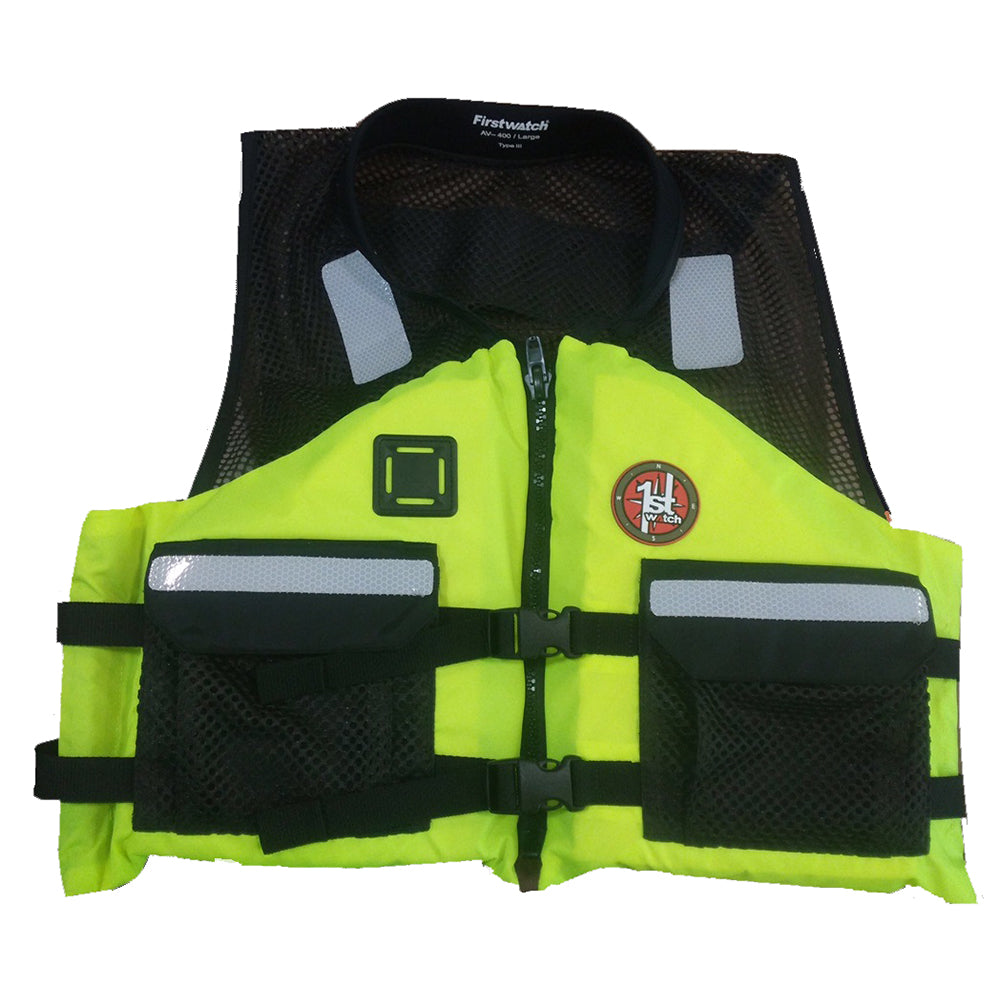 First Watch Av-5001 Crew Vest - Hi-vis - to