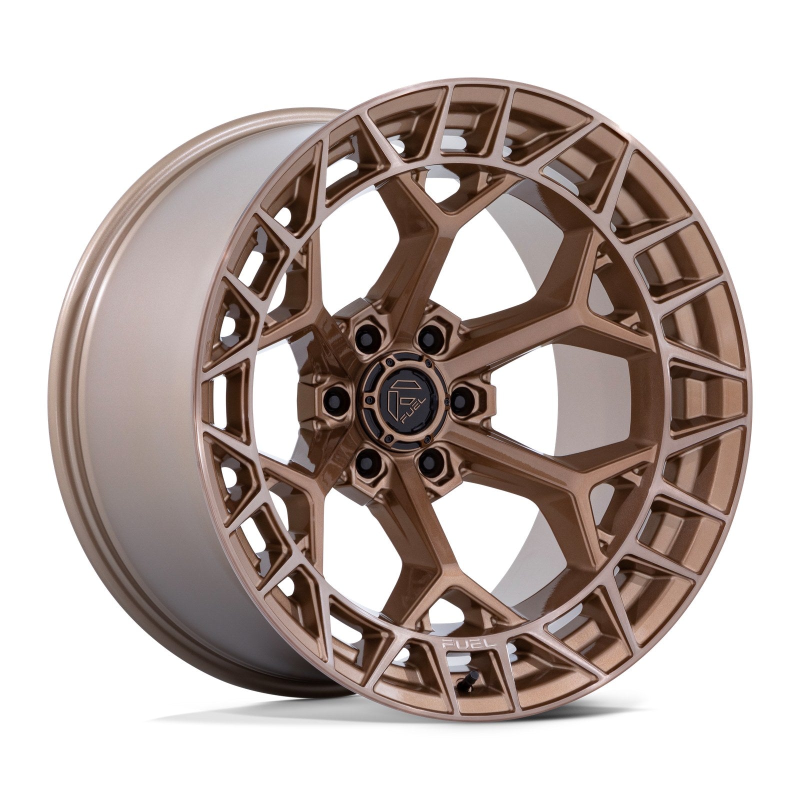 Fuel 1PC Charger 17X9 6X5.5 106 -12 Pltnm-Brnz