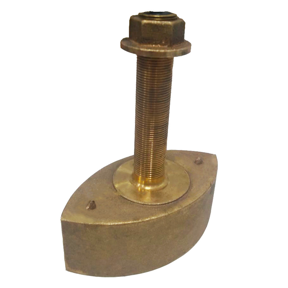 Echonautics Bronze Stem Thru-Hull Medium Frequency CHIRP Transducer - 600W &amp; 80-130kHz