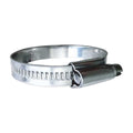 Trident Marine 316 SS Non-Perforated Worm Gear Hose Clamp - 15/32" Band - (5/8" &ndash; 15/16") Clamping Range - 10-Pack - SAE Size 8