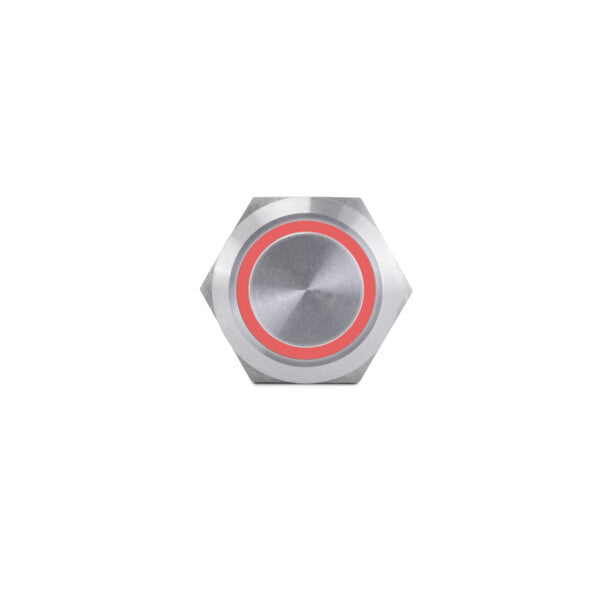 PUSH BUTTON SWITCH  RED HALO