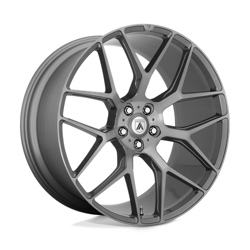 Asanti Black DYNASTY 22X10.5 5X130 84 TITAN-BRUSH +25