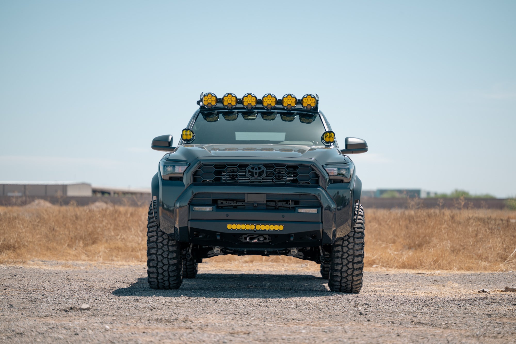 Toyota Roof Rack Baja Designs LP6 Round Light Mount