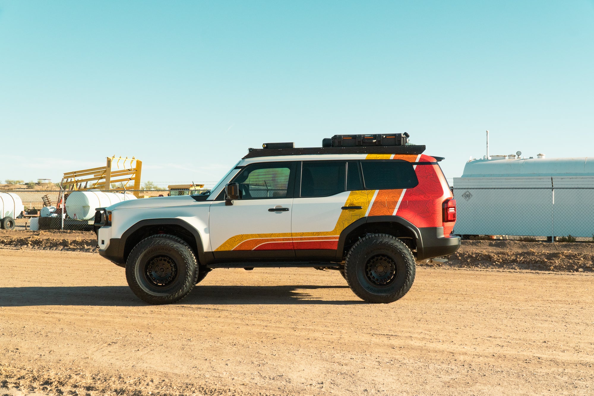 2024 Toyota Land Cruiser Roof Rack with Light Pocket