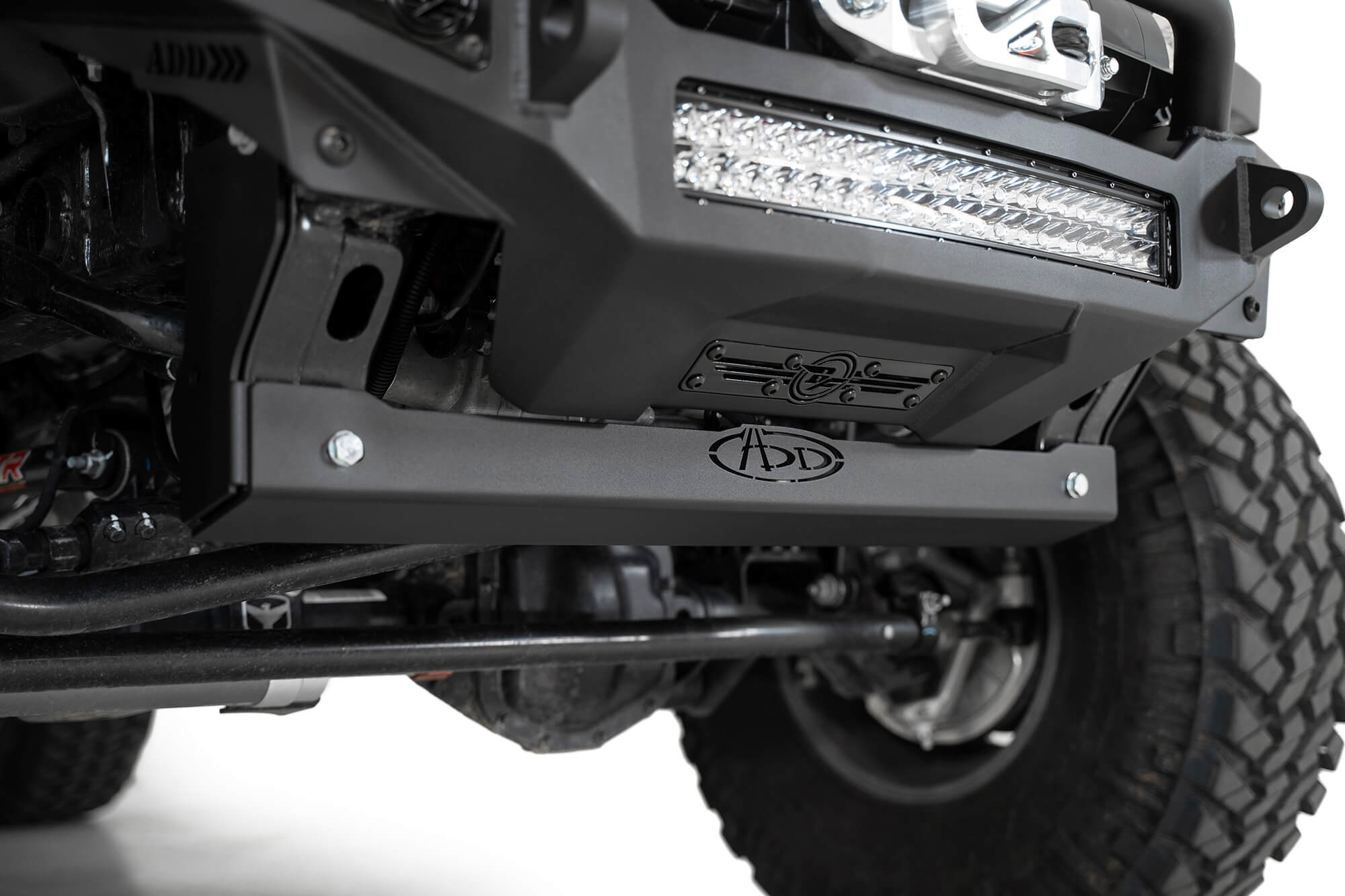 2018+ Jeep  JL JLU JT Wrangler , Gladiator Addictive Desert Designs way Bar Skid Plate