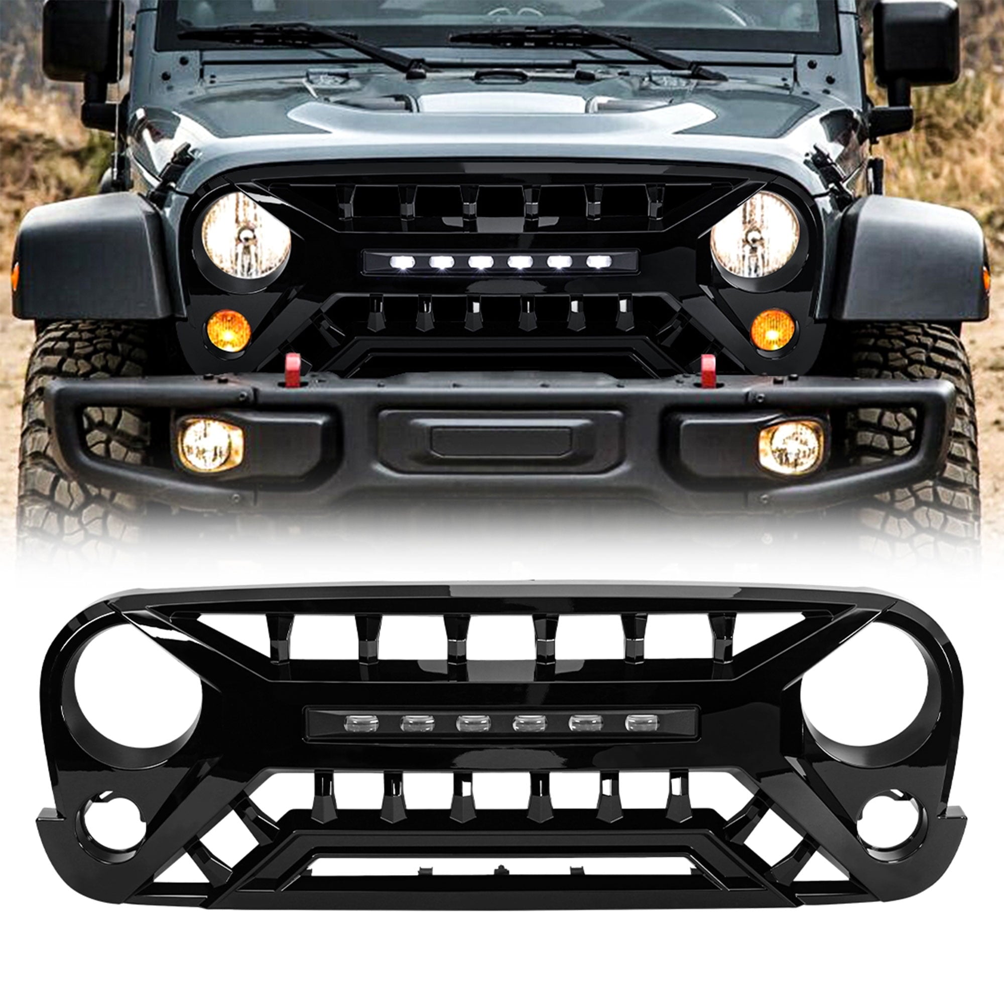 Armor Grille W/ Off-Road Lights  Gl