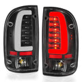 LED Taillights Black Housing Clear