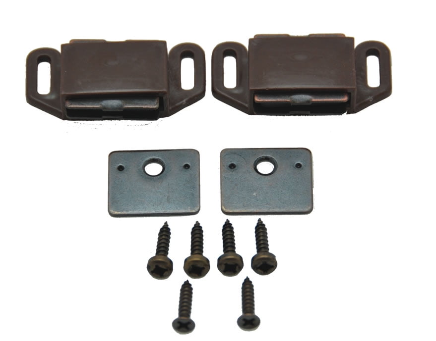 AP Products 013-012 Side Mount Magnetic Catch with Flat Strike - 1 Pair