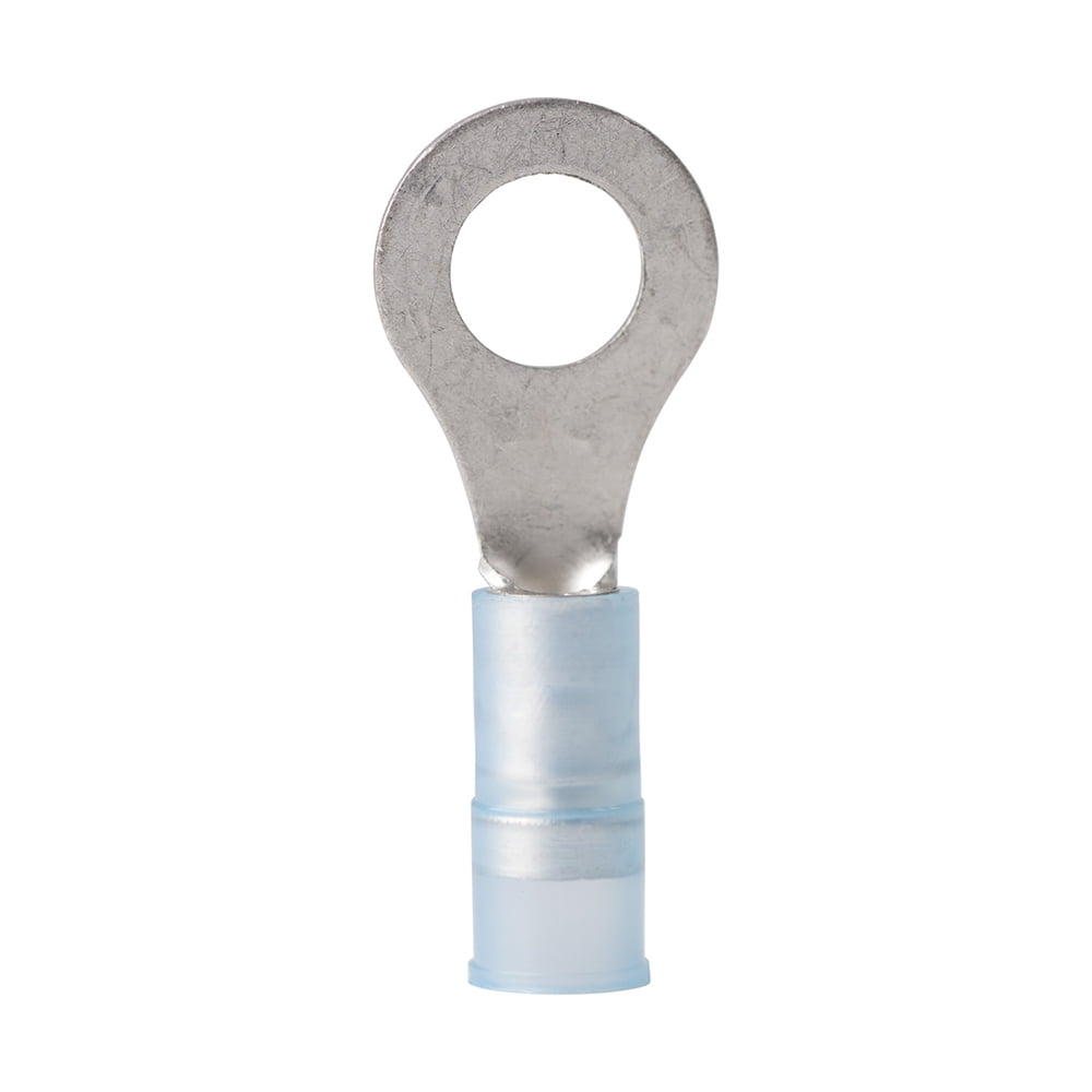Ancor 210214 Nylon Insulated 1/4" Ring Terminal 16-14 Gauge Wire Blue 25 Pack