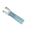 Set of 100 Blue Ancor 16-14 Spade Terminal Heat Shrink Tubing, 3"