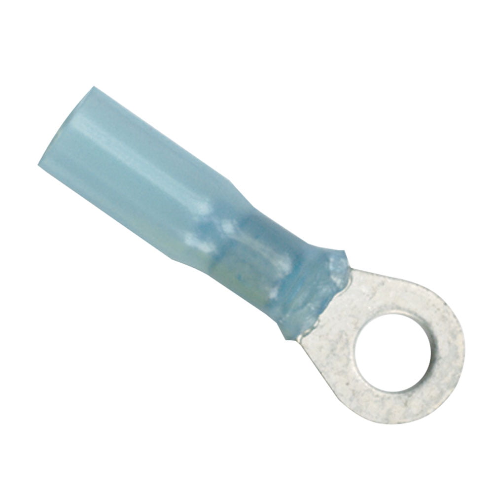 Ancor 311299 Marine Grade Heat Shrink Ring Terminals #8 100 Pack Blue