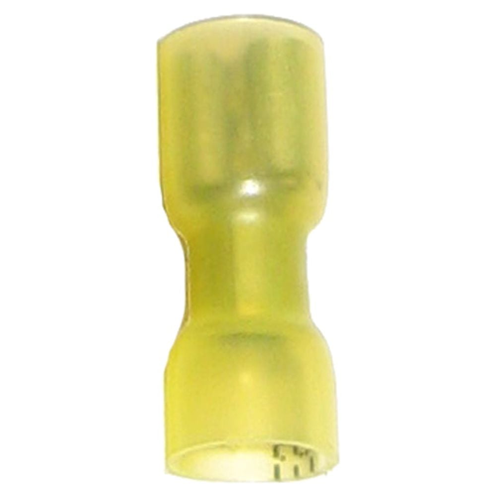 Ancor 320899 Yellow Female Connection 12-10 Wire Range Marine Grade Heat Shrink Disconnects - 100 Pack