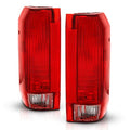 Tail Light Assembly; Red/Clear Lens