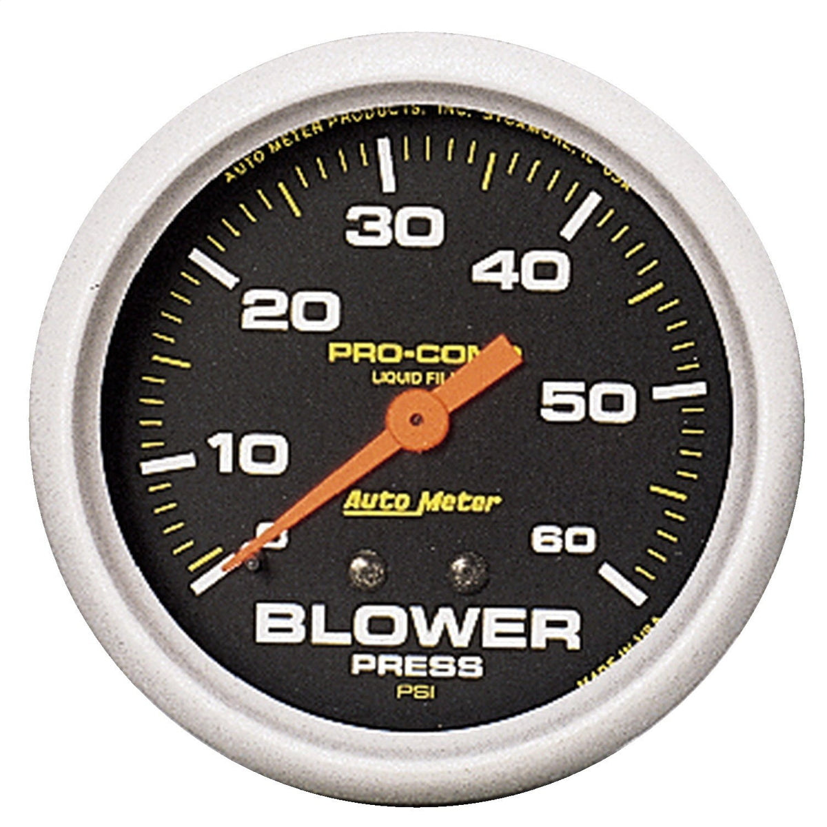 AutoMeter 5402 Pro-CompT Liquid-Filled Mechanical Blower Pressure Gauge