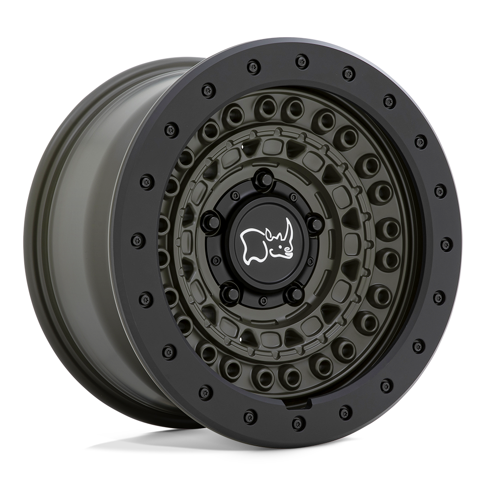 Black Rhino Hard Alloys BARRICADE 20X9 6X120 67 OD-GRN-BLK +10