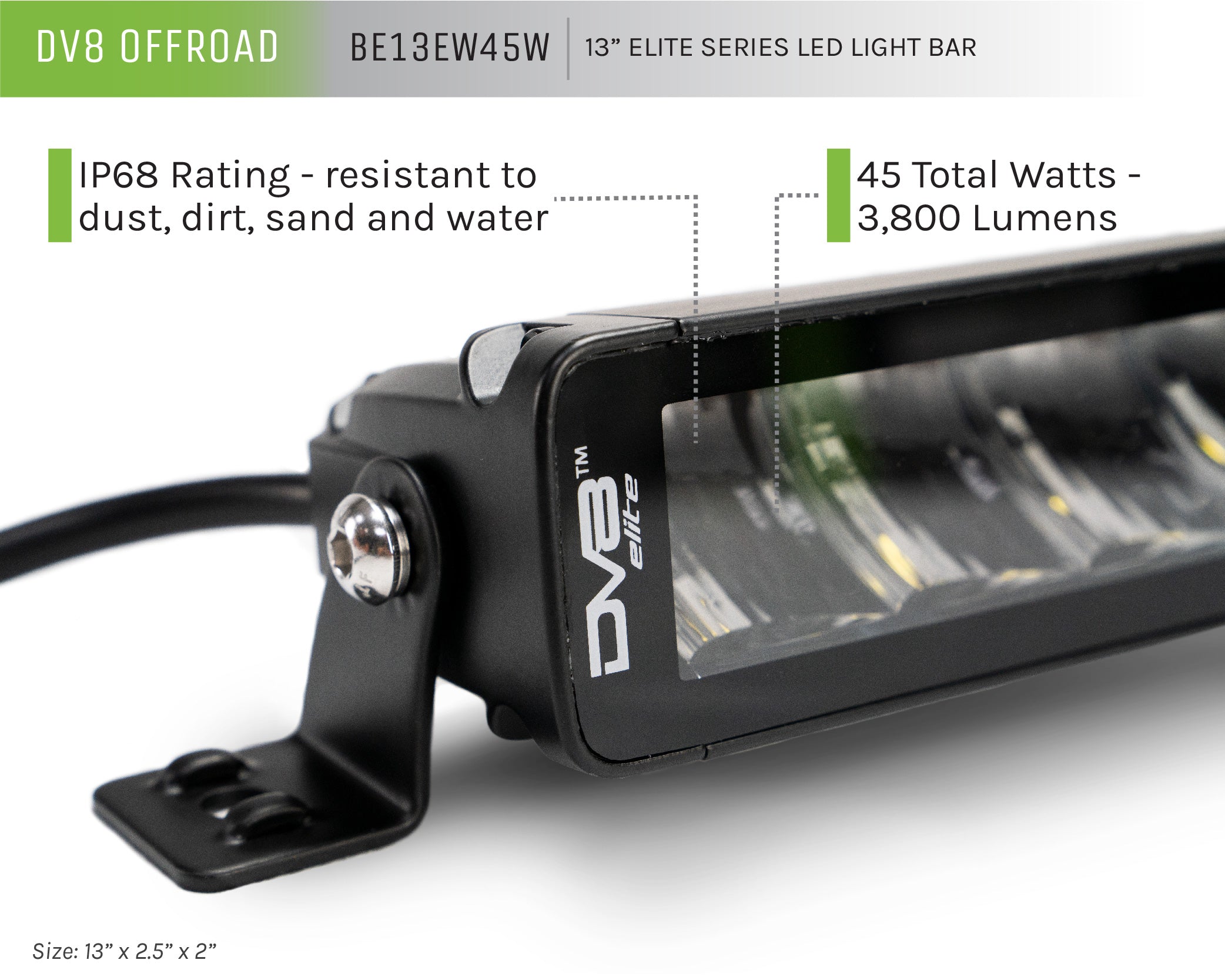 13-Inch Elite Series LED Light Bar