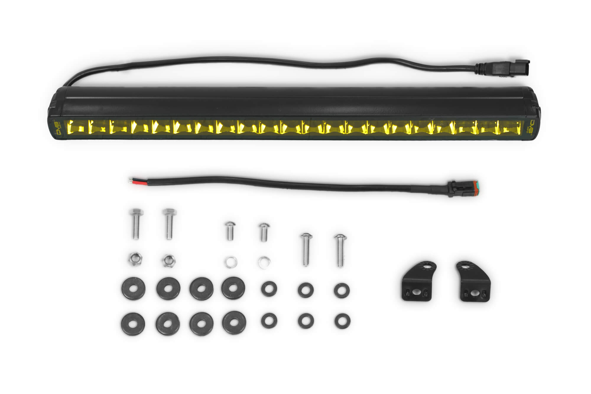 20-Inch Elite Series Amber LED Light Bar Single Row