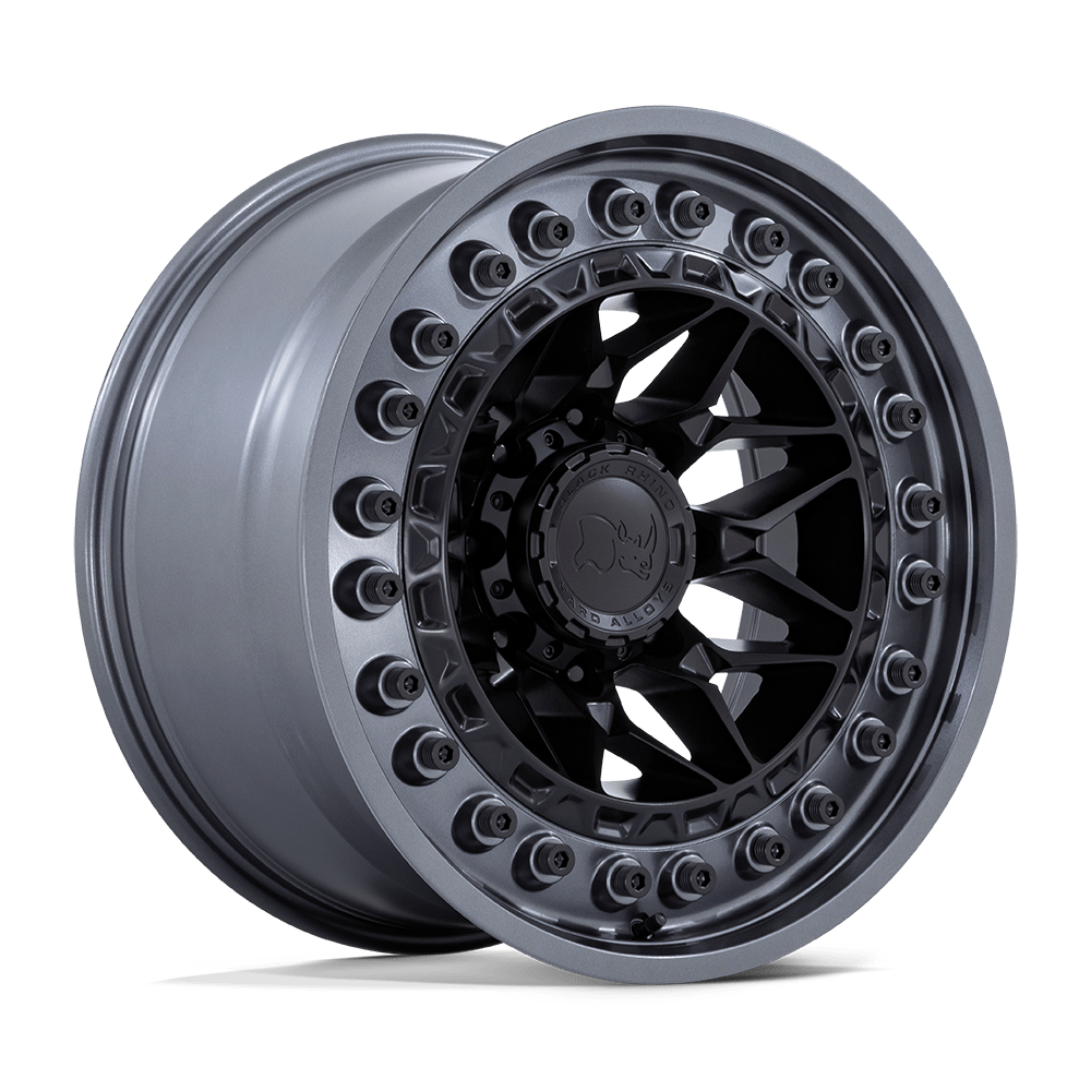 Black Rhino Hard Alloys ALPHA 18X9 8X6.5 125 +20 M-BLK GNMTL-LP