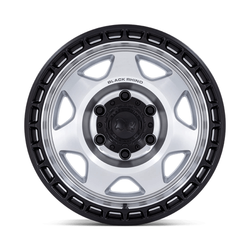Black Rhino Hard Alloys VOYAGER 17X8.5 6X5.5 106 +0 SLV-MCH-BLK