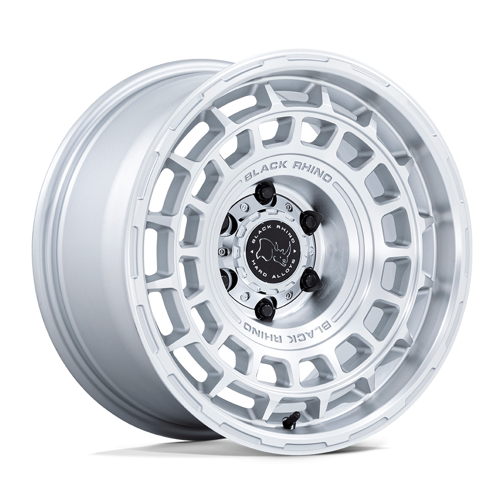 Black Rhino Hard Alloys AWOL 17X8.5 6X135 87 +10 SLV-MCH-FC
