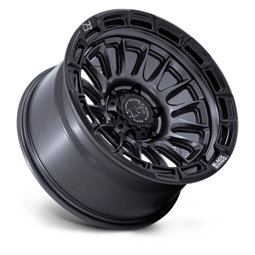 Black Rhino Hard Alloys RIVAL 17X8.5 6X5.5 106 +25 M-GNMTL M-BLK