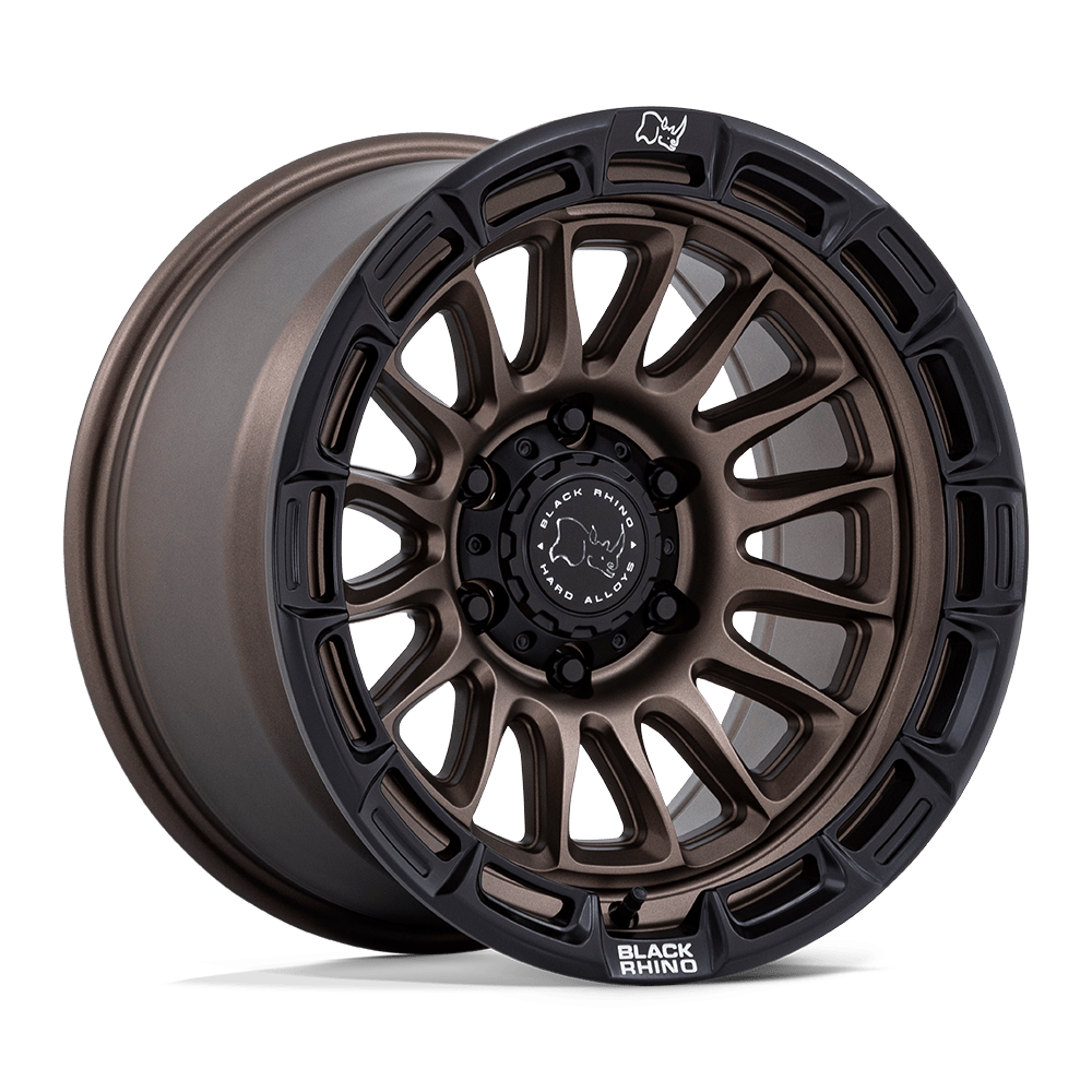 Black Rhino Hard Alloys RIVAL 17X8.5 6X5.5 106 +10 B-BRNZ M-BLK