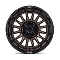 Black Rhino Hard Alloys RIVAL 17X8.5 6X5.5 106 +10 B-BRNZ M-BLK