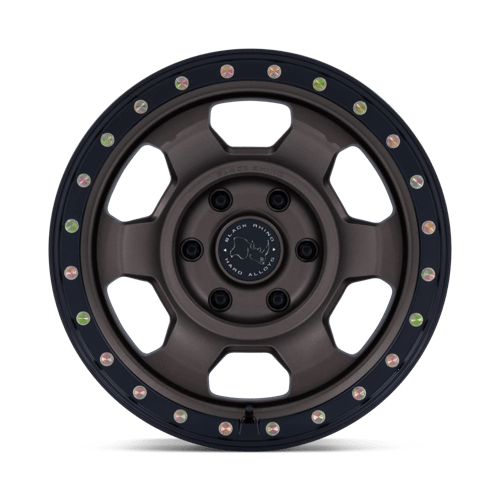 Black Rhino Hard Alloys TROOPER 17X8.5 6X5.5 106 +0 B-BRNZ M-BLK
