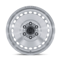 Black Rhino Hard Alloys BASIN 17X8.5 5X5 71 +25 G-SLV-MCH