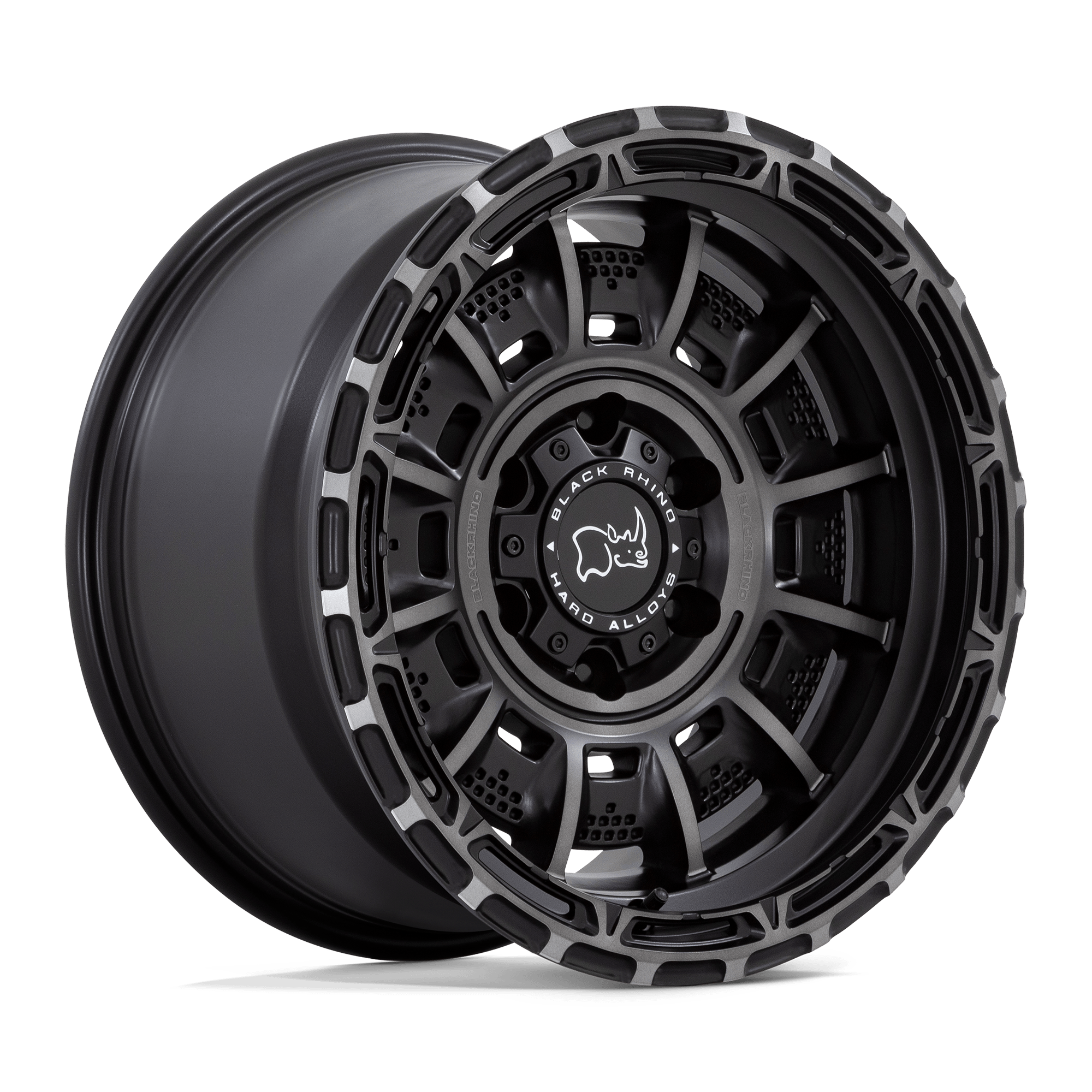 Black Rhino Hard Alloys LEGION 17X9 6X5.5 106 M-BLK GY-TN +0