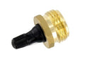 B/O Plug Brass W/Valve Lf