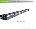 Single Row LED Light Bar With Chrome Face