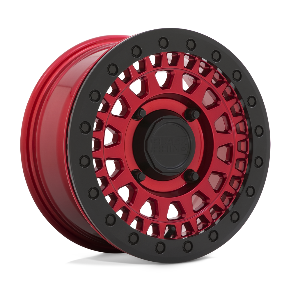 Black Rhino Hard Alloys - UTV PARKER UTV BL 15X7 4X156 +51 132 C-RED