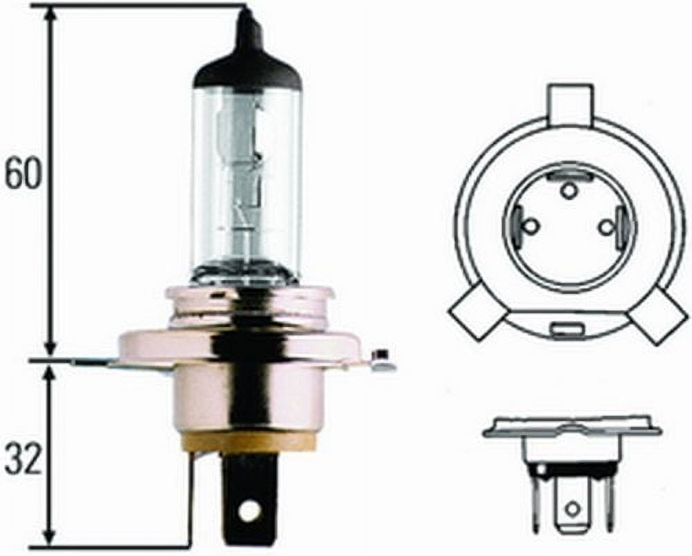 Bulb 24V 100/90W P43T T4.