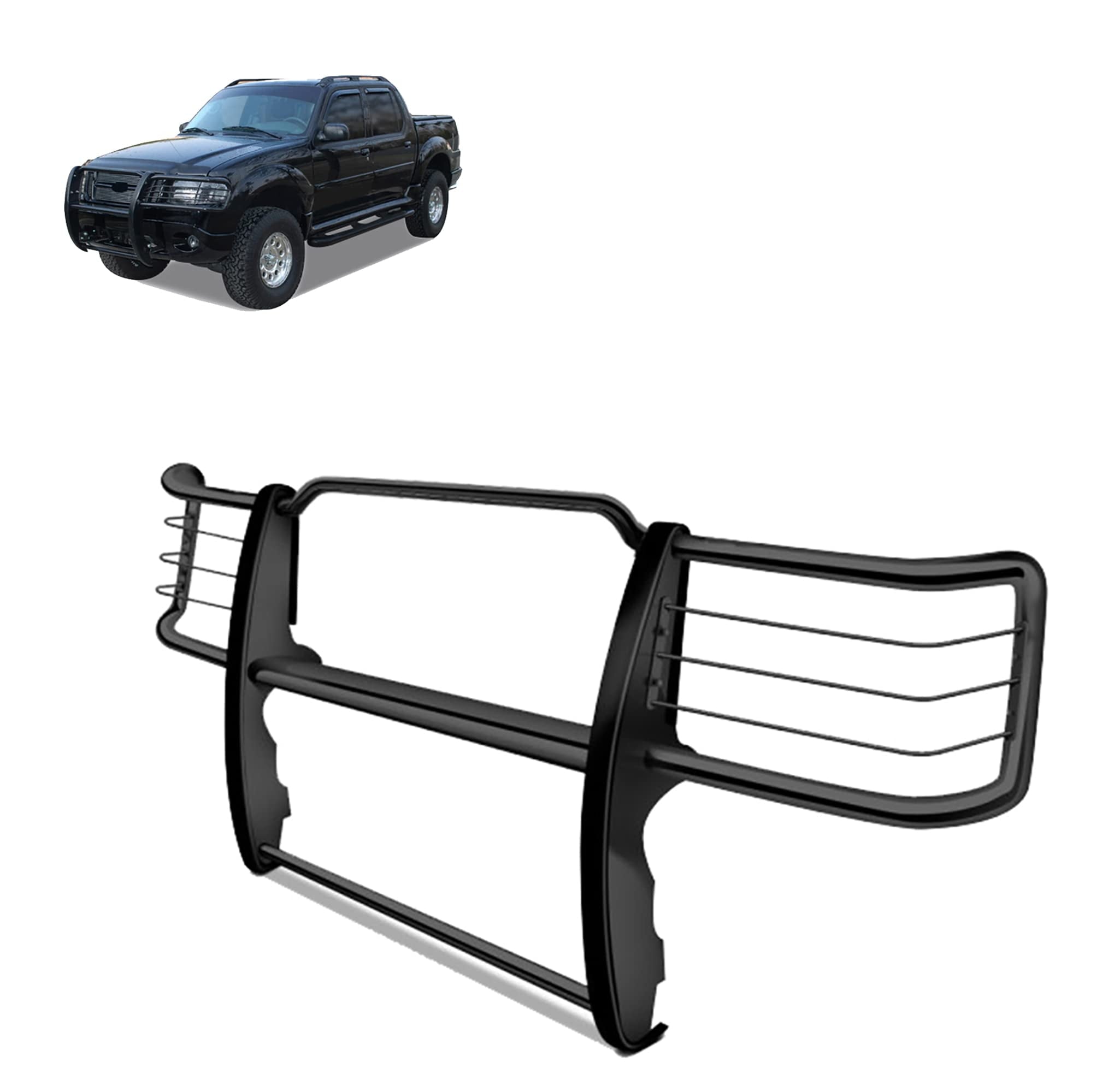 95-01 Ford Explrr Blk Grille Guard