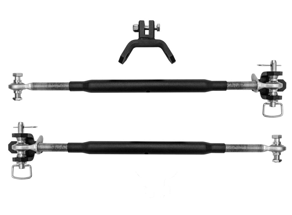 Frame-Mounted Hitch Stabilizer Bars