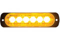 Light Strobe 4-3/8IN 6-LED Amber