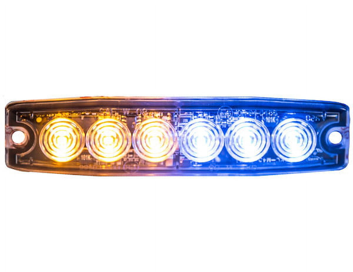 Light Strobe 5-1/8IN 6-LED Amber/Bl