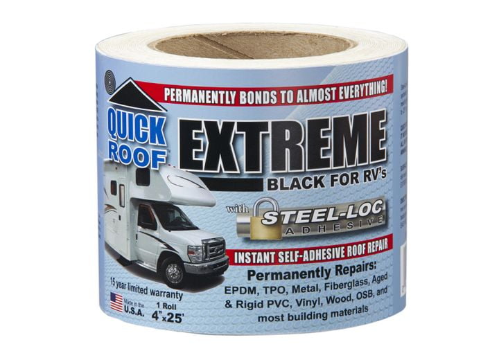 4'X25' Quick Roof Extreme - Black