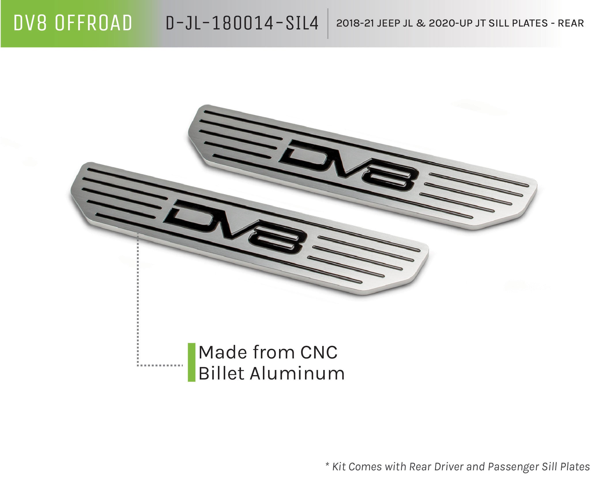 Jeep JL & JT Sill Plates Front