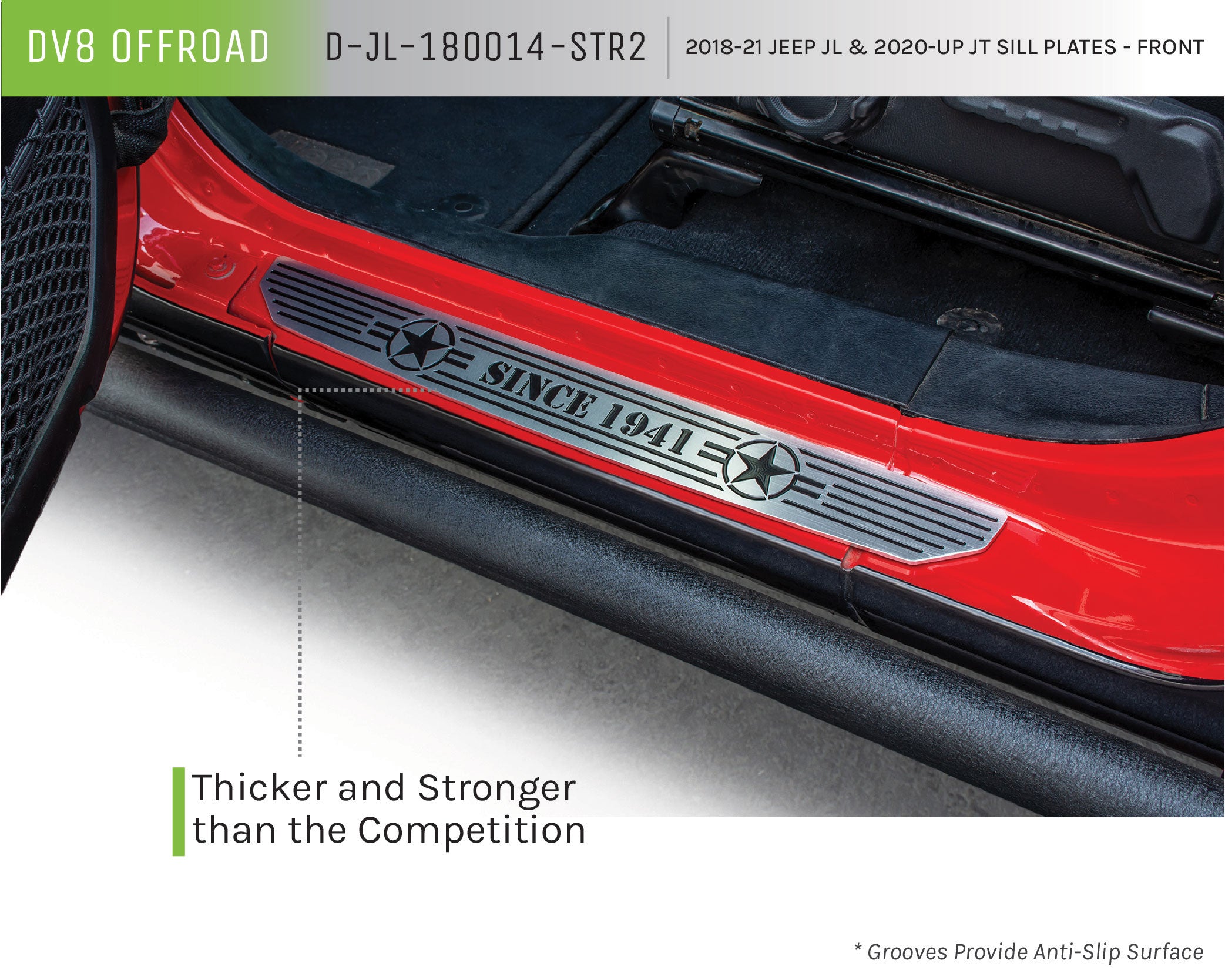 Jeep JL & JT Sill Plates Front