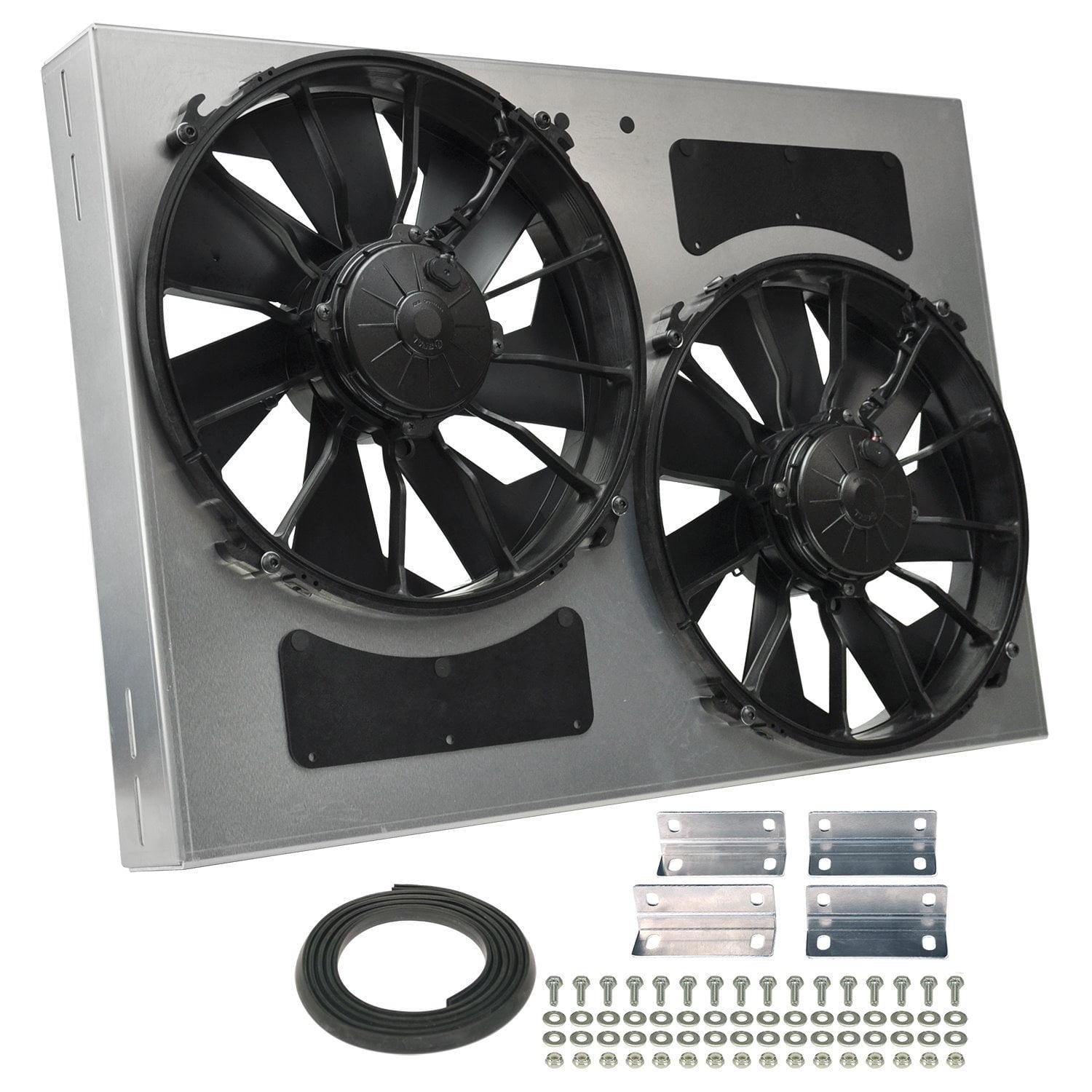 Dual Rad Fan/Aluminum Shr